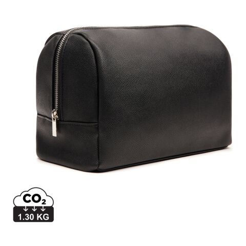 VINGA Bermond Kulturtasche aus RCS recyceltem PU schwarz | ohne Werbeanbringung | Nicht verfügbar | Nicht verfügbar
