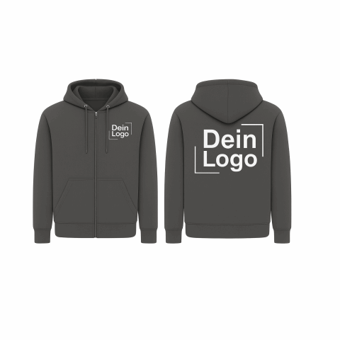 Zip Hoodie Custom Tone PMS Wunschfarbe | XL | ohne Werbeanbringung | ohne Werbeanbringung | ohne Werbeanbringung | Wie Hauptfarbe | Weiß | Weiß