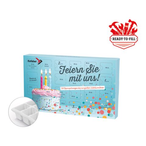 Adventskalender ECO L, ready to fill 4c Euroskala