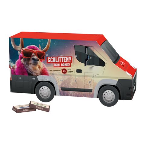 Adventskalender Transporter ohne Werbeanbringung | 24 Sarotti Schokotäfelchen
