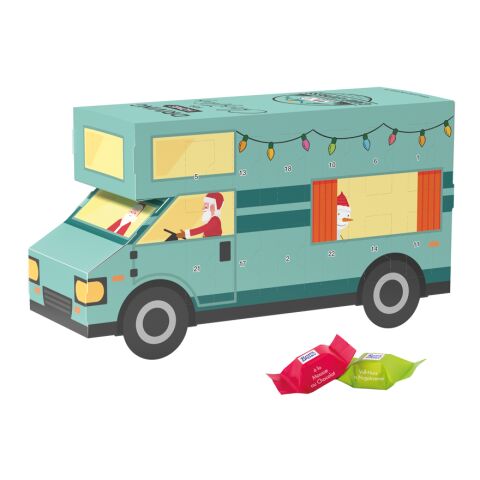 Werbeartikel Adventskalender Wohnmobil – mit Logo bedruckt