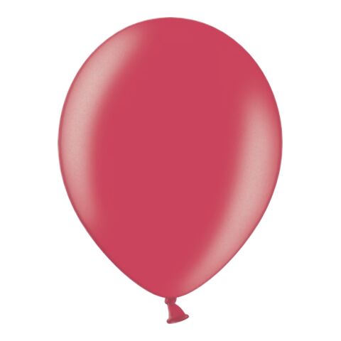 Großer Metallicballon - Umfang 175 (60 cm Ø) rot | 1-farbiger Siebdruck | ohne Werbeanbringung