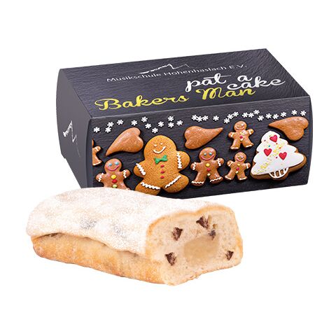 Christstollen Mini weiß | ohne Werbeanbringung