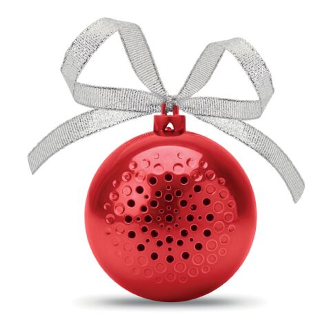 Bluetooth Lautsprecher Weihnachtskugel rot | ohne Werbeanbringung | Nicht verfügbar | Nicht verfügbar