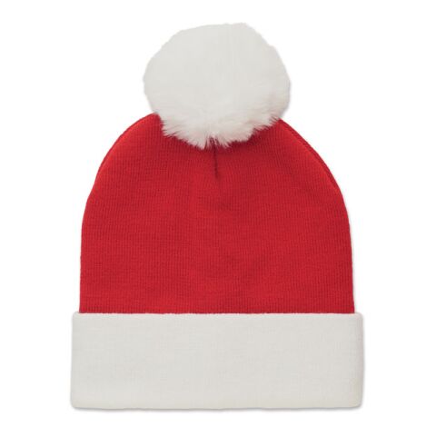 Klassische Weihnachtliche Strickmütze rot | ohne Werbeanbringung | Nicht verfügbar | Nicht verfügbar | Nicht verfügbar