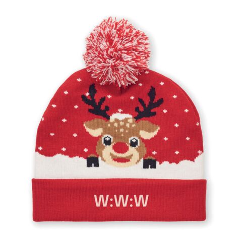 Weihnachtliche Strickmütze