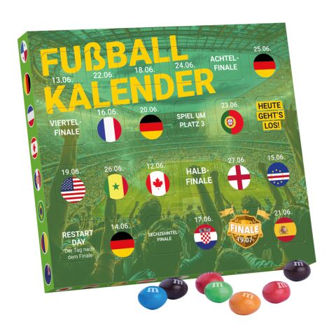 Werbeartikel Fussball-Design Event Kalender XS – mit Logo bedruckt