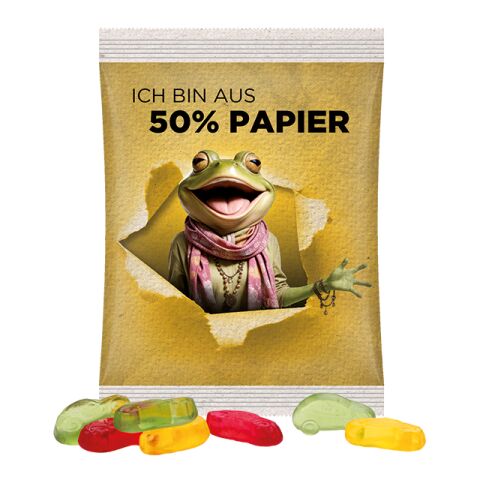 Maxitüte, Standardformen weiß | 4c Euroskala - Folie | Auto-Mischung | Folie 50% Papier