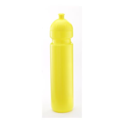 Werbeartikel Bulb Flasche B1 1000 ml – gelb – mit Logo bedruckt