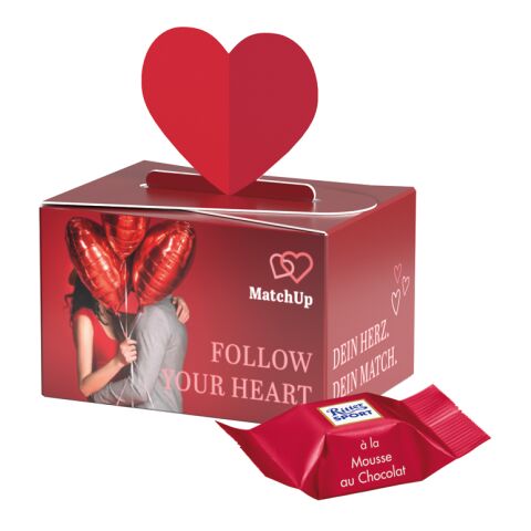 Werbeartikel Geschenkbox Mini Herz – mit Logo bedruckt