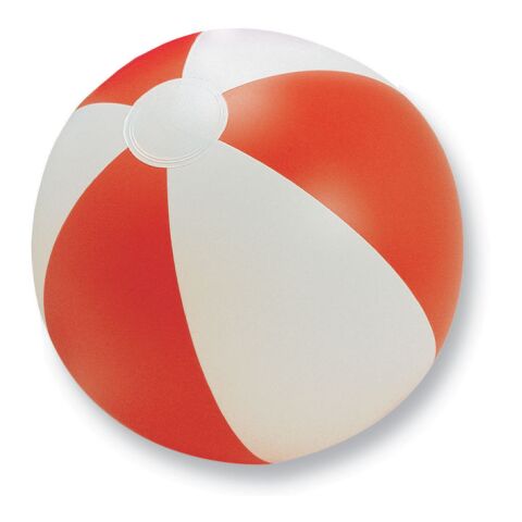 Wasserball mit farbigen Streifen rot | ohne Werbeanbringung | Nicht verfügbar | Nicht verfügbar | Nicht verfügbar