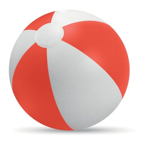 Wasserball mit farbigen Streifen rot | ohne Werbeanbringung | Nicht verfügbar | Nicht verfügbar | Nicht verfügbar
