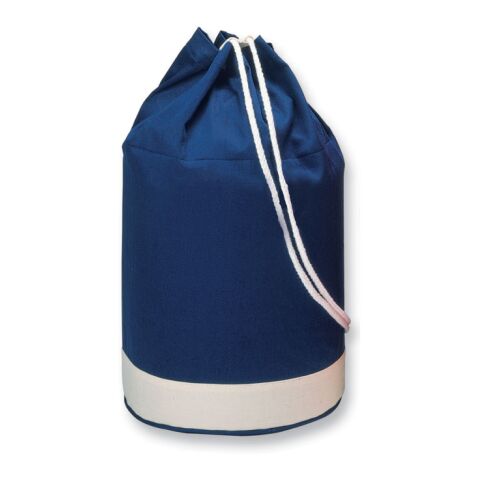 Seesack aus Baumwolle Ø 25 X 45 CM blau | ohne Werbeanbringung | Nicht verfügbar | Nicht verfügbar | Nicht verfügbar