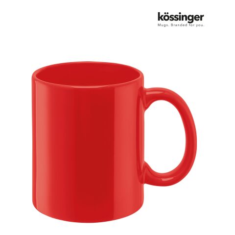 Werbeartikel Kössinger Carina Colour Becher – rot – mit Logo bedruckt