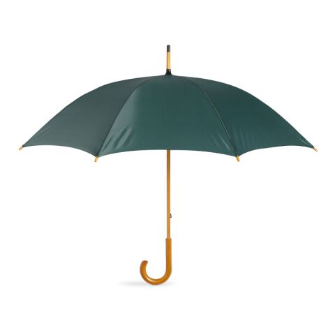 Regenschirm mit Holzgriff grün | ohne Werbeanbringung | Nicht verfügbar | Nicht verfügbar | Nicht verfügbar