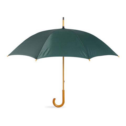 Regenschirm mit Holzgriff 190T Polyester grün | ohne Werbeanbringung | Nicht verfügbar | Nicht verfügbar | Nicht verfügbar