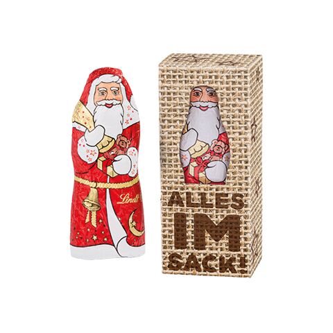 Lindt Weihnachtsmann 10g weiß | ohne Werbeanbringung