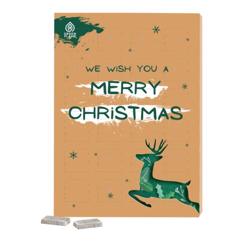 Marken Wand Adventskalender ohne Werbeanbringung | 24 Alpenmilch-Schokotäfelchen