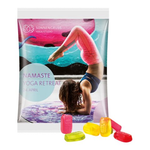 Maxitüte 50 g Trolli Fruchtgummi Standardformen weiß | ohne Werbeanbringung | Handy | Folie