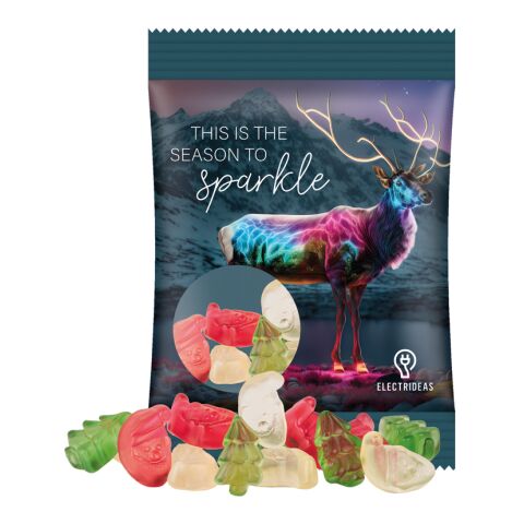 Minitüte 15 g Trolli Fruchtgummi Weihnachtsmischung transparent | ohne Werbeanbringung | Folie