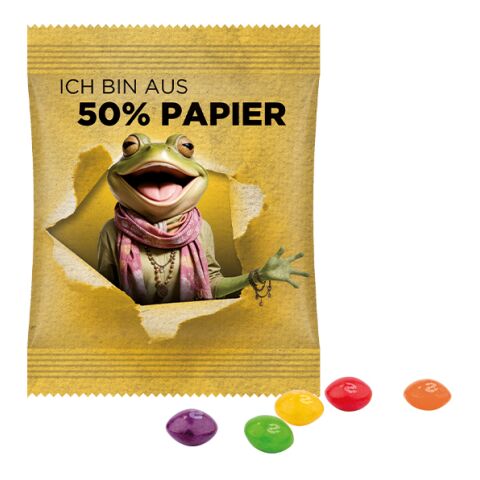 Minitüte 10g, Skittles Kaubonbons ohne Werbeanbringung | Folie mit ca. 50% Papier