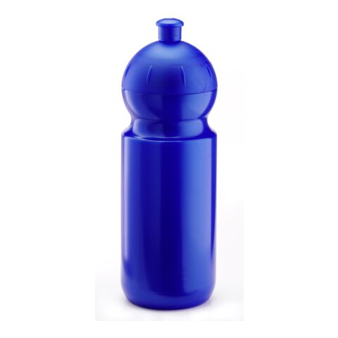 Bulb Flasche B1 500 ml Mittelblau | ohne Werbeanbringung | Ziehverschluss | Rot