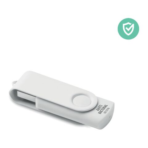 Antibakterieller USB-Stick 16GB weiß | ohne Werbeanbringung | Nicht verfügbar | Nicht verfügbar | Nicht verfügbar