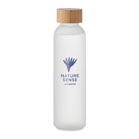 Glasflasche 500 ml gefrostet transparent weiß | ohne Werbeanbringung | Nicht verfügbar | Nicht verfügbar | Nicht verfügbar
