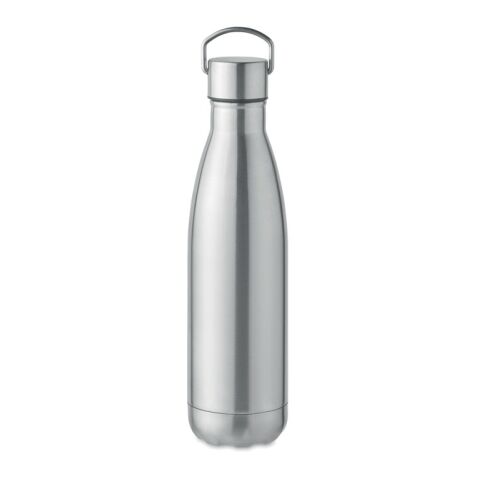 Doppelwandige Flasche 500 ml, schlankes Design mattsilber | ohne Werbeanbringung | Nicht verfügbar | Nicht verfügbar | Nicht verfügbar