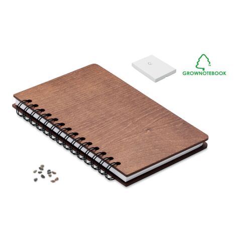 DIN A5 Notizbuch GROWBOOK™ grün | ohne Werbeanbringung | Nicht verfügbar | Nicht verfügbar
