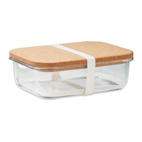 Lunchbox Glas mit Kork transparent | ohne Werbeanbringung | Nicht verfügbar | Nicht verfügbar | Nicht verfügbar