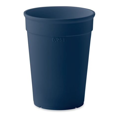 Recycelter PP-Becher 300 ml marineblau | ohne Werbeanbringung | Nicht verfügbar | Nicht verfügbar