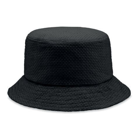 Bucket Hut Papierstroh schwarz | ohne Werbeanbringung | Nicht verfügbar | Nicht verfügbar | Nicht verfügbar