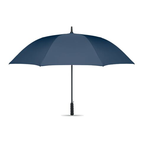 Werbeartikel 27" Regenschirm – blau – mit Logo bedruckt