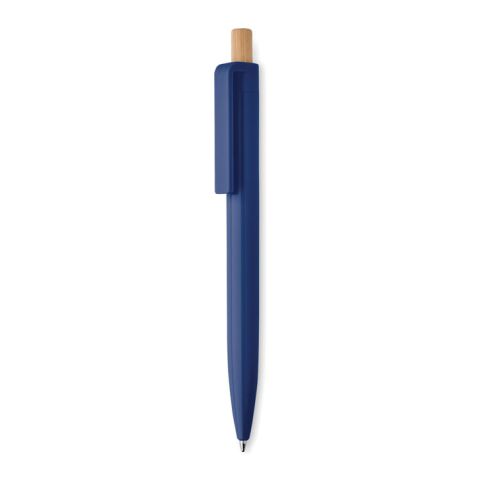 Werbeartikel Druckkugelschreiber recy. ABS – blau – mit Logo bedruckt