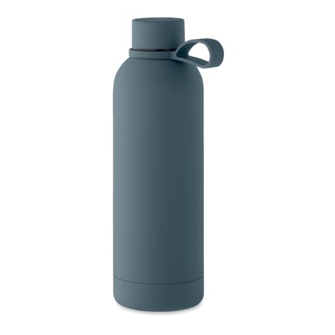 Nachhaltiger Werbeartikel Doppelwandige Flasche 500 ml – petrol – mit Logo bedruckt