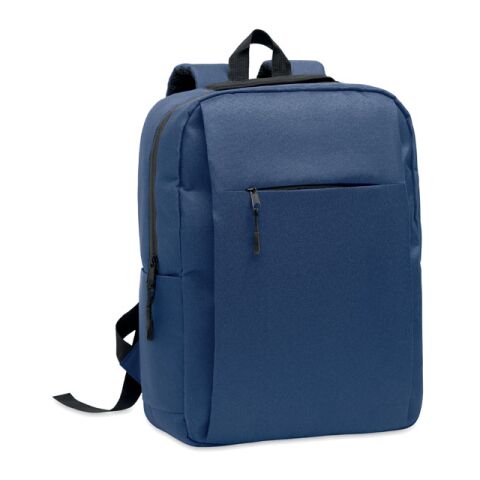 Werbeartikel 15" Laptop-Rucksack – blau – mit Logo bedruckt