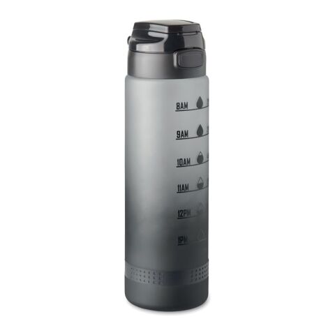 Werbeartikel Sport-Trinkflasche RPET 1L – weiss – mit Logo bedruckt