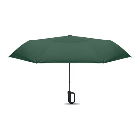 Werbeartikel Windproof Regenschirm 21" – grün – mit Logo bedruckt
