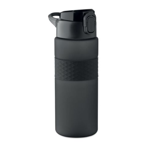 Werbeartikel Trinkflasche RPET 700ml – schwarz – mit Logo bedruckt