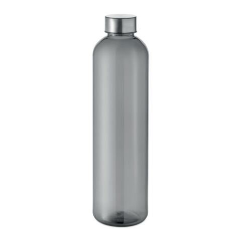 Werbeartikel Trinkflasche RPET 1000 ml – mattsilber – mit Logo bedruckt