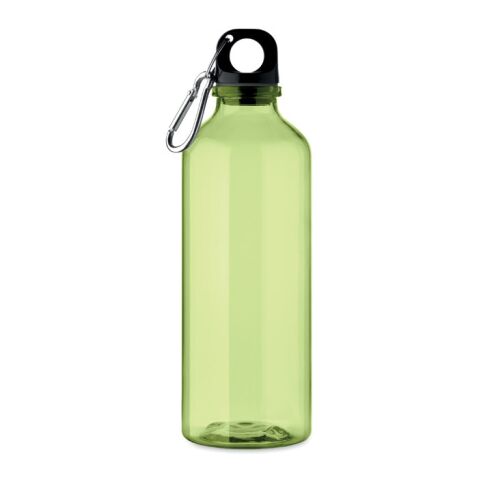 Werbeartikel Trinkflasche RPET 500ml – transparent limettengrün – mit Logo bedruckt