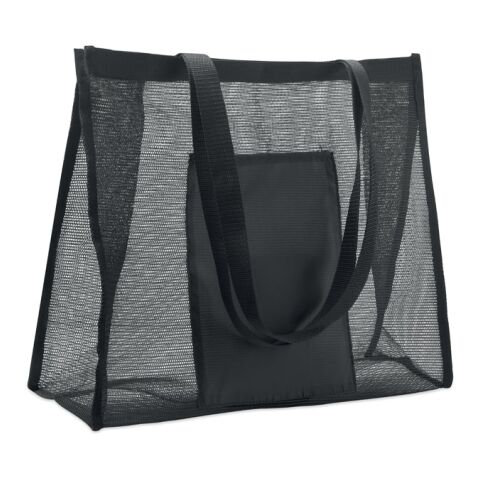 RPET-Mesh-Einkaufstasche schwarz | ohne Werbeanbringung | Nicht verfügbar | Nicht verfügbar | Nicht verfügbar