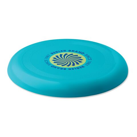 Werbeartikel SEAQUAL®-Frisbee – türkis – mit Logo bedruckt