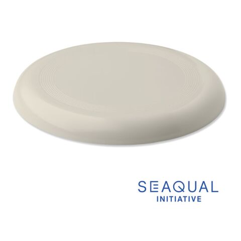 Werbeartikel SEAQUAL®-Frisbee – beige – mit Logo bedruckt