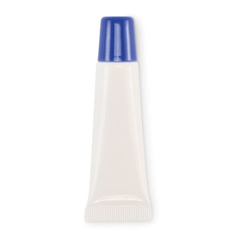 Werbeartikel Vegane Lippencreme – blau – mit Logo bedruckt