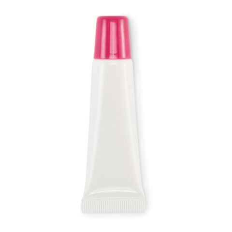 Werbeartikel Vegane Lippencreme – fuchsia – mit Logo bedruckt