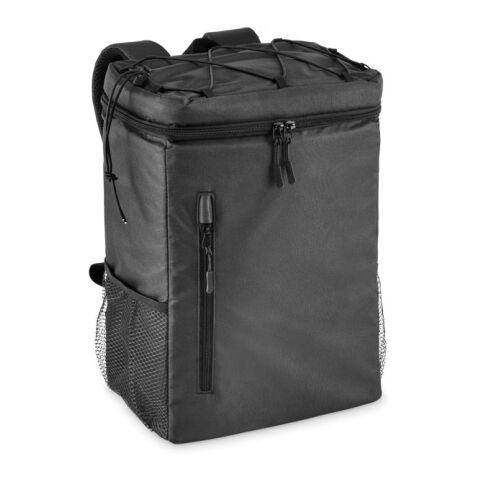 Kühlrucksack 600D RPET schwarz | ohne Werbeanbringung | Nicht verfügbar | Nicht verfügbar | Nicht verfügbar