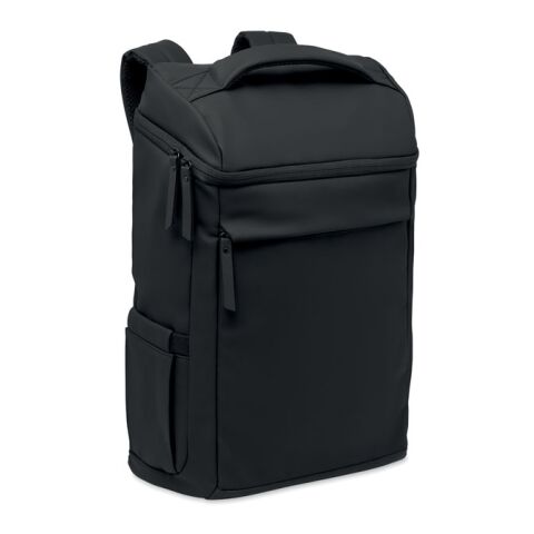 15" PU Laptop-Rucksack schwarz