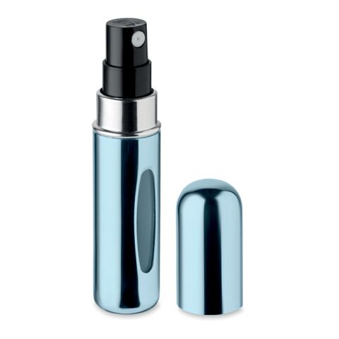 Werbeartikel Parfümzerstäuber 5ml – himmelblau – mit Logo bedruckt